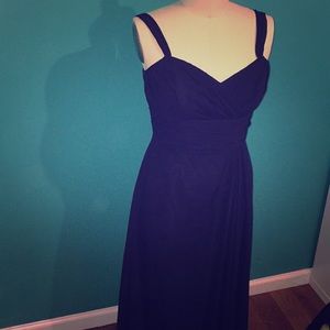 Blue bridesmaid dress